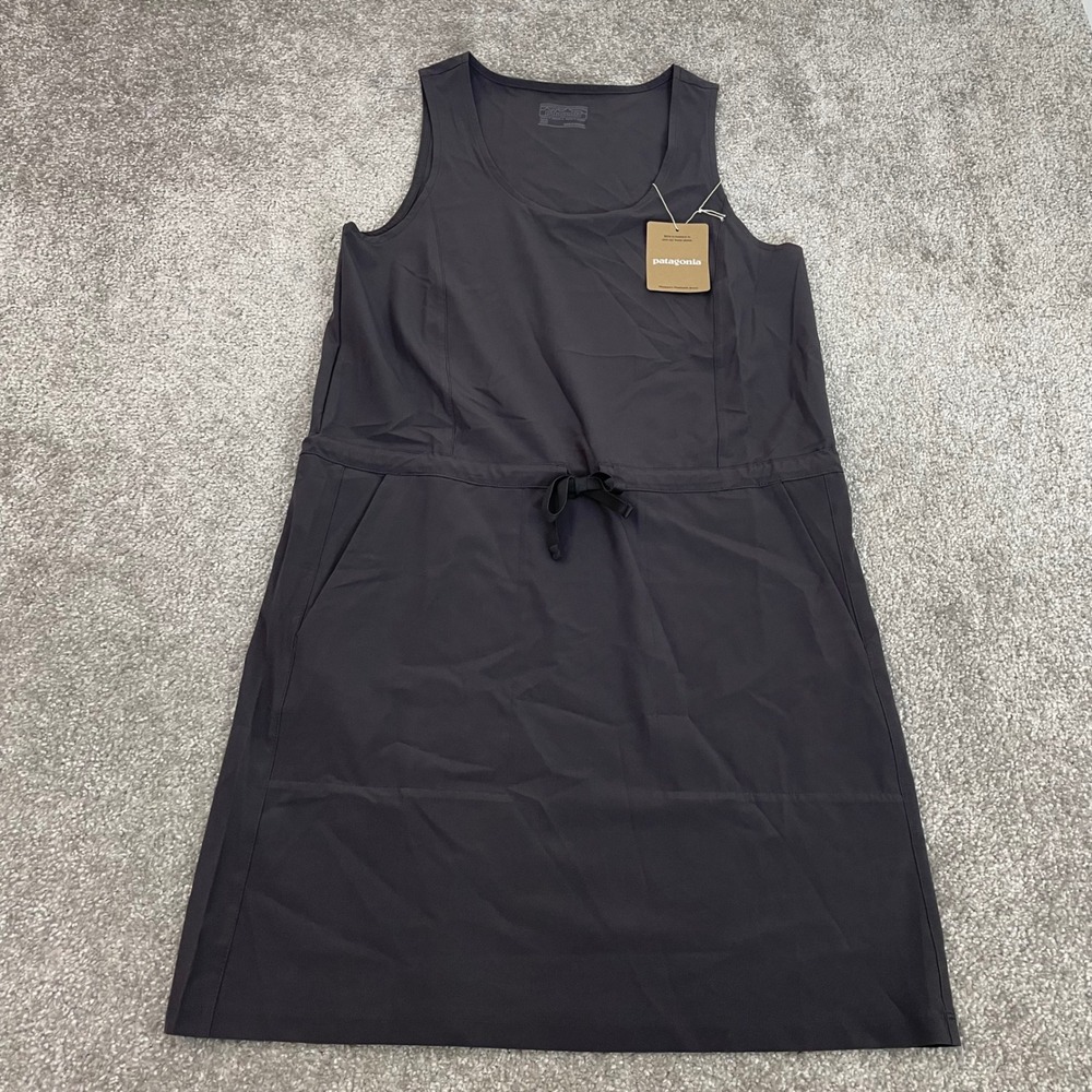 Patagonia Dress Womens Extra Small Fleetwith Scoop Neck Drawcord Black NWT